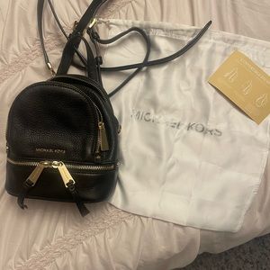 Michael Kors Mini Rhea Convertible Backpack - NWOT / Dust Bag included 🖤